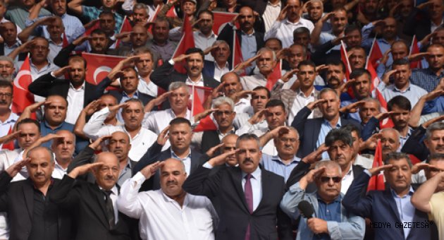 Muhtarlardan Barış Pınarı Harekatı'na destek