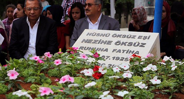 NEZİHE ÖKSÜZ MEZARI BAŞINDA ANILDI