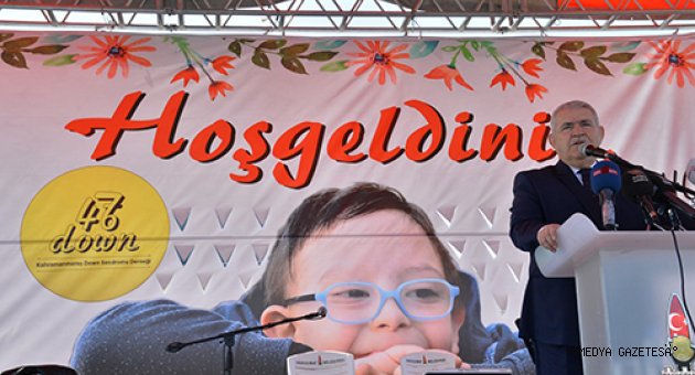 ONİKİŞUBAT BELEDİYESİ DOWN SENDROMLULAR FARKINDALIK GÜNÜNÜ COŞKU İLE KUTLADI