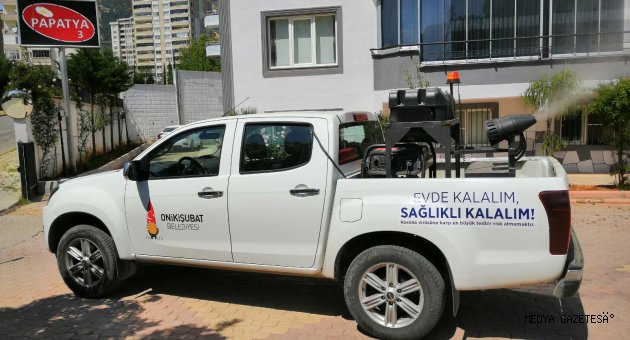 Onikişubat İlçesi’nde Tüm Siteler Dezenfekte Ediliyor