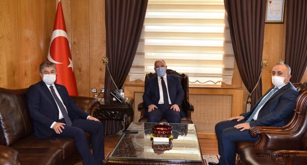 Osmaniye Valisi Dr. Erdinç Yılmaz ve Osmaniye Cumhuriyet Başsavcısı Ahmet Tekne’den Vali Coşkun’a Ziyaret