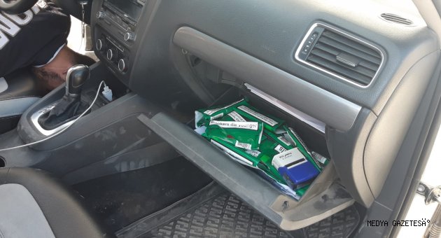 Otomobilinden kaçak pipo tütünü çıkan şüpheli tutuklandı