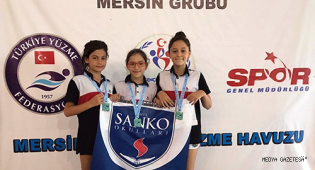 ÖZEL SANKO OKULLARI’NIN YÜZME BAŞARISI
