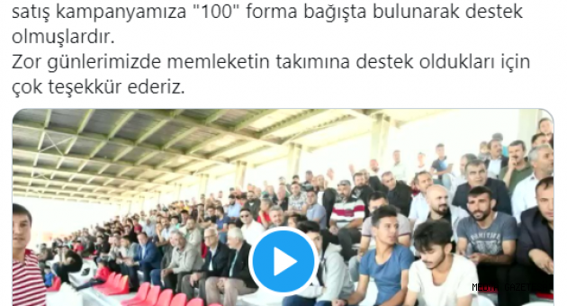 Öztunç’tan Elbistanspor’a Anlamlı Destek