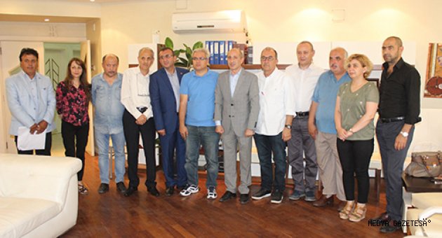 ÖZTUNÇ’TAN GAZETECİLER CEMİYETİ’NE ZİYARET