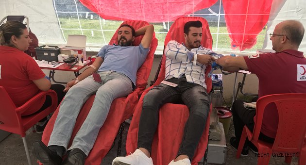 Payas'ta kan bağışı kampanyası