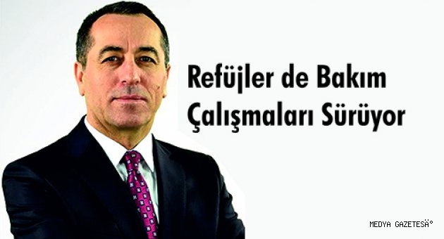 Refüjler de Bakım Çalışmaları Sürüyor