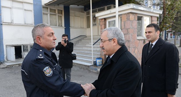 Rektör Deveci’den Çevik Kuvvet Şube Müdürlüğüne Taziye Ziyareti
