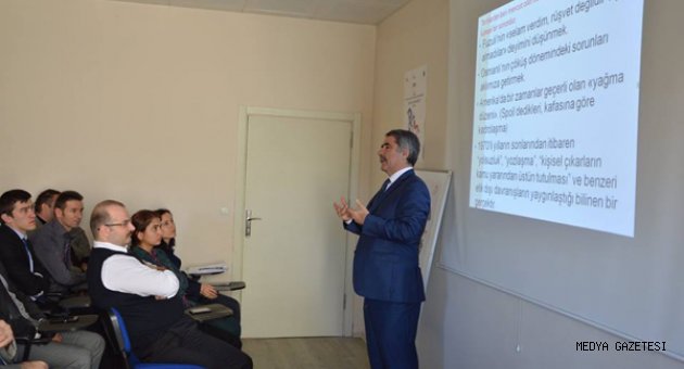 ŞAİR YAZAR AHMET SANDAL'DAN BARTIN VE OSMANİYE'DE ÜÇ SEMİNER