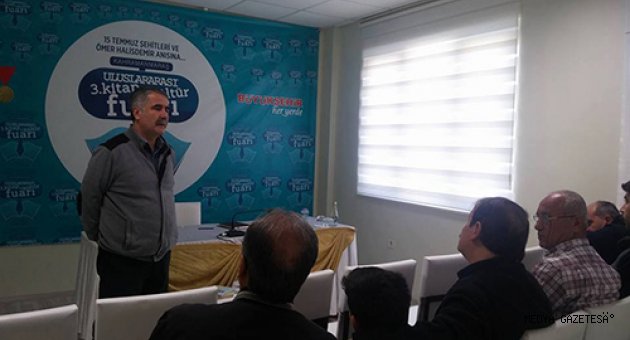 ŞAİR YAZAR HEMŞEHRİMİZ AHMET SANDAL PAZARCIK'TA ÖĞRENCİLER İLE BULUŞUYOR