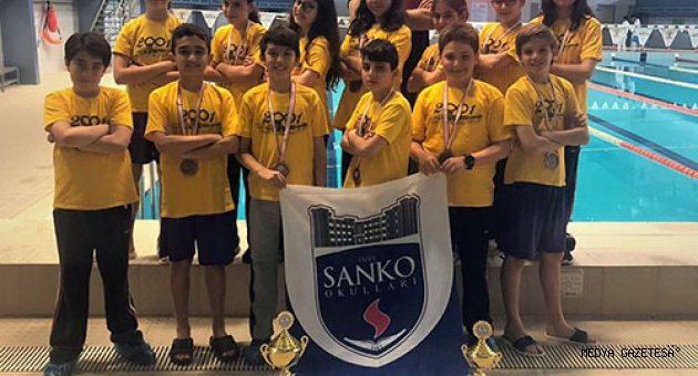 SANKO’LU KÜÇÜK YÜZÜCÜLER BÖLGE YARIŞLARINA GİDİYOR