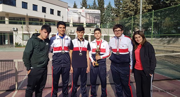 SANKO OKULLARININ TENİS TAKIMI İL İKİNCİSİ OLDU