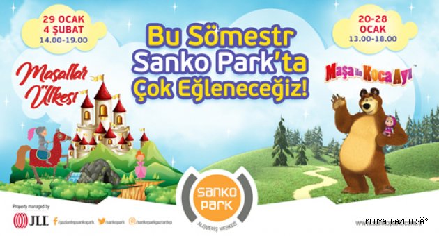 SANKO PARK’TAN ÇOCUKLARA SÖMESTR TATİLİ ARMAĞANI