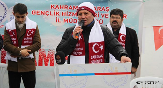SARIKAMIŞ ŞEHİTLERİ YÜRÜYÜŞÜ ÇOŞKUYLA GERÇEKLEŞTİRİLDİ