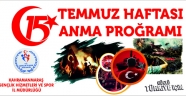 15 TEMMUZ DEMOKRASİ VE MİLLİ BİRLİK HAFTASI ETKİNLİKLERİMİZ DEVAM EDİYOR