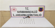 56 ADET GÜMÜŞ OLDUĞU DEĞERLENDİRİLEN SİKKE ELE GEÇİRİLMİŞTİR.