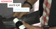 Adana'da sahte içki üretiminde kullanılan kimyasal ürünler ele geçirildi