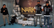 Adana'da tırda mobilyalar arasına gizlenmiş 721 kilo 600 gram esrar bulundu