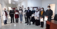 Afşin'de sağlık çalışanlarına başarı belgesi verildi