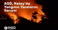 AGD, HATAY’DA YANGININ YARALARINI SARIYOR
