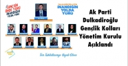 Ak Parti Dulkadiroğlu Gençlik Kolları Yönetim Kurulu Açıklandı