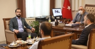 AK Parti Kahramanmaraş Milletvekili Cihat Sezal Rektörümüz Prof. Dr. Sami Özgül’ü ziyaret etti