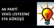 AK PARTİ VEKİL LİSTESİNE STK GÖRÜŞÜ