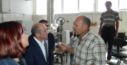 Ali Öztunç: Elbistan ve Afişinde İşçilerin Sıkıntılarını dinledi.