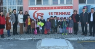 Anaokulu öğrencileri masal ve çocuk şarkıları eşliğinde yolculuk yapıyor