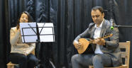 Andırın'da öğretmenlerden meslektaşlarına müzik dinletisi