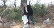 Antalya’da aile kabristanındaki mezar taşlarına zarar verildi