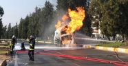 Antalya'da LPG tankerinde yangın