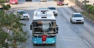 Antalya'da otobüsler Türk Bayraklarıyla donatıldı