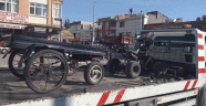 ATV ile öğrenci taşıyan sürücü yakalandı