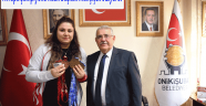 Avrupa Şampiyonu’ndan Başkan Mahçiçek’e Ziyaret