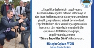 AYDIN'IN ENGELLİLER GÜNÜ MESAJI
