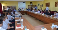 Başkan Aydın, METEM Toplantı Salonunda
