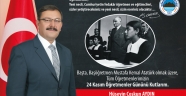 Başkan Aydın'ın Öğretmenler Günü Mesajı