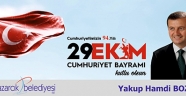 BAŞKAN BOZDAĞ’DAN 29 EKİM CUMHURİYET BAYRAMI MESAJI