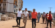 BAŞKAN BOZDAĞ TOKİ ÇALIŞMASINI YERİNDE İNCELEDİ