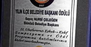 Başkan Çeleğen , “Yılın Belediye Başkanı” seçildi..