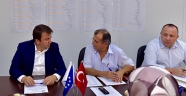 BAŞKAN ERKOÇ ATIKSU İNŞAATINDA İNCELEMELERDE BULUNDU