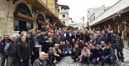 BAŞKAN ERKOÇ ÇARŞILARI GEZDİ