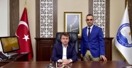 BAŞKAN ERKOÇ KASKİ GENEL MÜDÜRLÜĞÜNÜ ZİYARET ETTİ