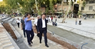 BAŞKAN ERKOÇ KIBRIS MEYDANI’NDA ÇALIŞMALARI İNCELEDİ