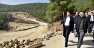 BAŞKAN ERKOÇ KUZEY ÇEVRE YOLUNU İNCELEDİ