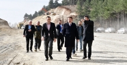 BAŞKAN ERKOÇ KUZEY ÇEVRE YOLUNU İNCELEDİ