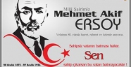 BAŞKAN ERKOÇ: “ MEHMET AKİF ERSOY YOLUMUZU AYDINLATMAYA DEVAM EDECEKTİR”