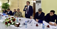 BAŞKAN ERKOÇ MUHTARLARLA BİRARAYA GELDİ