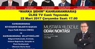 BAŞKAN ERKOÇ ÜLKE TV’DE CANLI YAYINA KATILACAK